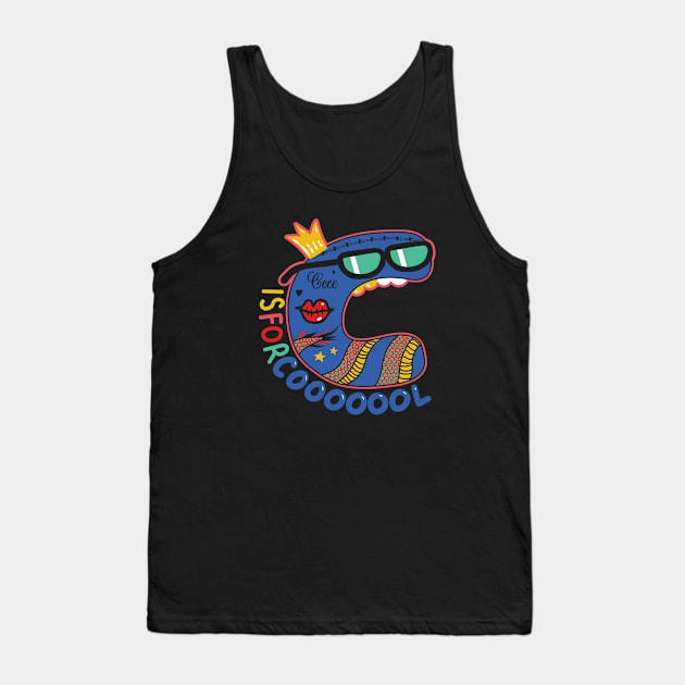 C is for Cool Tank Top by Marina BH